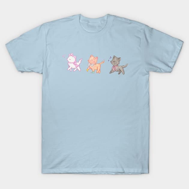 Les Aristocats T-Shirt by TheRainbowMaiden